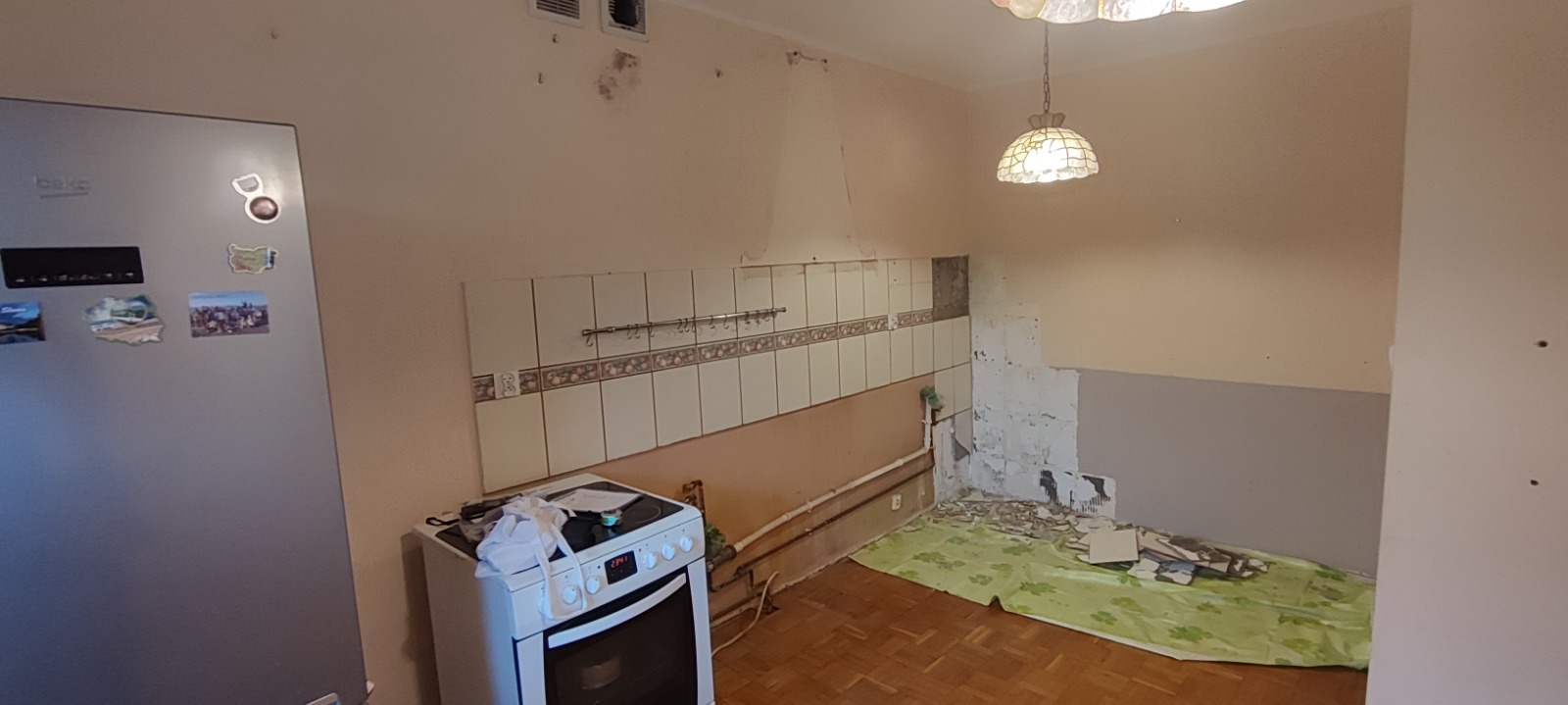 Kuchnia przed montażem mebli